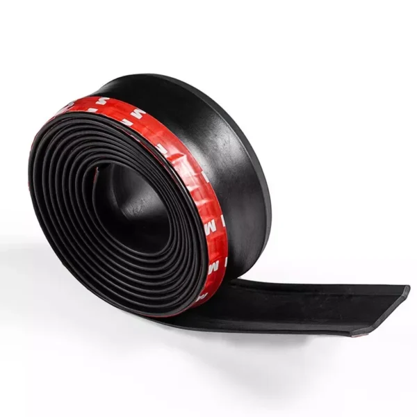 Universal Car Front Bumper Lip Splitter Spoiler Rubber Skirt Protector BodyTrim Bumper Lip Strip Car Side Lip Exterior Mouldings - Image 2