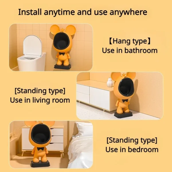 Potty Training Urinal for Toddler Pee Standing Urinals for Boys Funny Animal Wall-Mounted Toddler Toilet Removable easy to Clean - Image 2