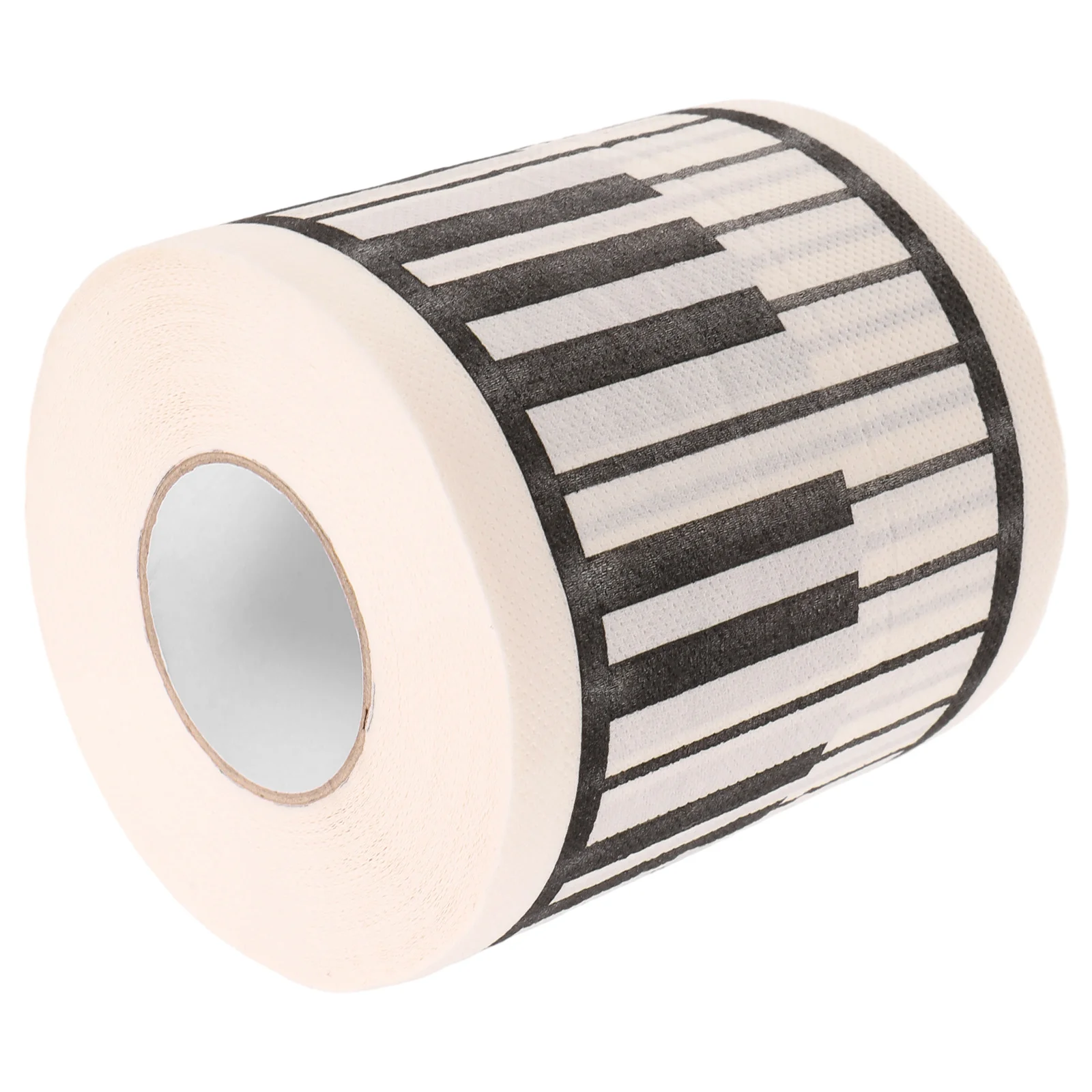 Piano Printing Toilet Paper Soft Gentle Musical Bathroom Tissue Roll Piano Pattern Sanitary Paper Comfortable Tp
