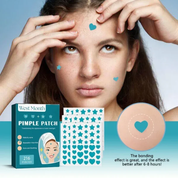WestMonth Hydrocolloidal Acne Patch Repair Acne Acne Cleansing Invisible Breathable Waterproof Acne Cleansing Concealer - Image 4