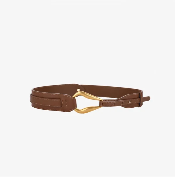 Belt Woman for Dress Brand Leather Luxury Designer Women Suit Outerwear Western Elegant Belt for Women's SweaterCoat Accessories - Image 8