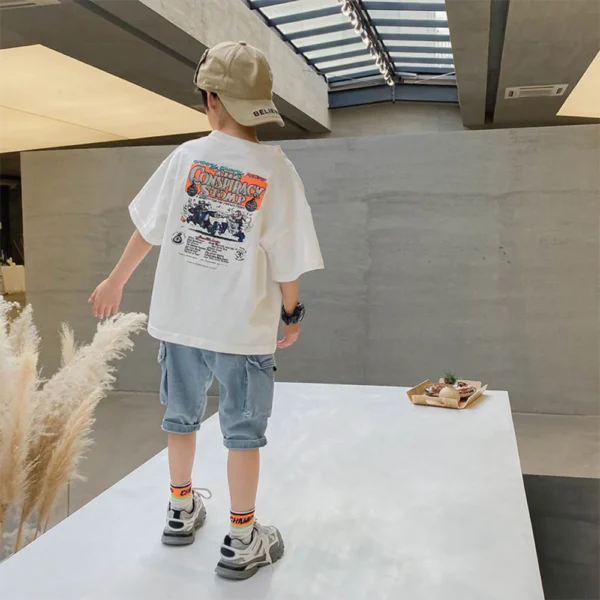 T-shirt For Boys Baby boy Clothes Short-sleeve Tee Children Top T shirt For Summer Toddler Child Kids Clothes New Arrival - Image 2