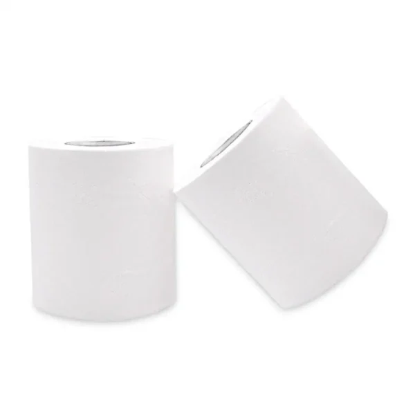 10 Rolls Toilet Paper Wood Pulp Soft Absorbent Environmentally Friendly Recycled Paper Home Use No Fluorescent Dye Small Rolls - Image 4