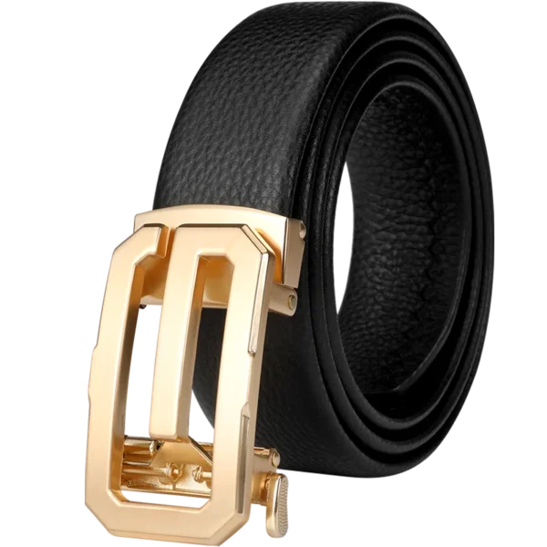 GOLF Men Belts Real Leather Black Man Belt Automatic Buckle 130cm Fashion Mens Trousers Belt Waist 110 120cm Mens Gifts with Box - Image 7