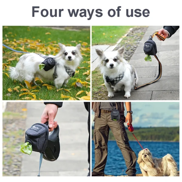 Pet Dog Training Treat Bag Portable Outdoor Dog Treat Pouch Puppy Snack Reward Waist Bag Dog Poop Bag Dispenser Pet Accessories - Image 4