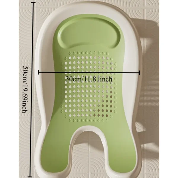 Baby Bath Lying Support Newborn Bath Rack Baby Bath Tub Soft Glue Non-slip Support Bath Net Bath Bed Support Bath - Image 2