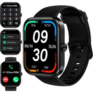 Smart Watch for Men Women Answer Make Call 1.91 HD Fitness Smartwatch with Sleep Heart Rate spO2 Monitor 113+ Sport Modes IP68