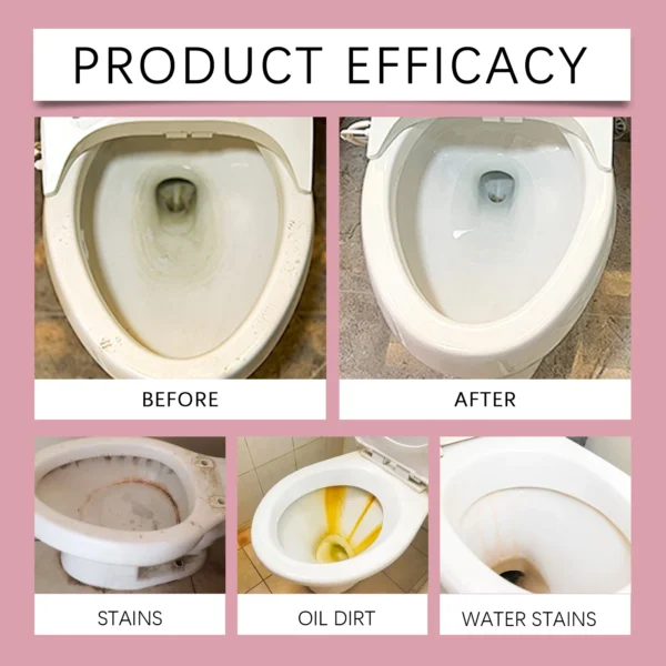 120ml Toilet Bowl Cleaner Household Bathroom Toilet Restroom Yellow Urine Dirt Stain Cleaning Remover Odor Fresher Floral Agents - Image 4