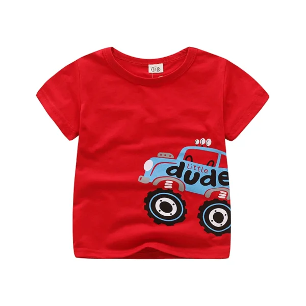 Baby Boy T-Shirts For Children Clothing Summer Clothes Boys Short Sleeve Shirt Print Cotton Kids Tee Shirt Tops - Image 6
