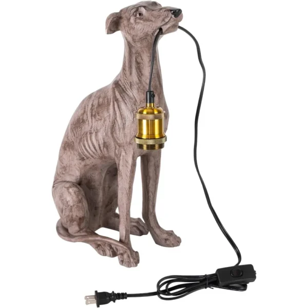 Resin Dog Table Light Modern Dog Desk Light Fixture E26 for Dining Living Room Bedroom Bar Cafe Decorative Lamp - Image 4
