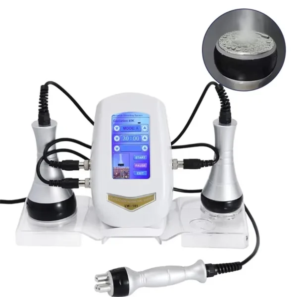 3 In 1  Cavitation Machine Body Slimming Massager  Multi-Functional Device Face Body Tightening Lifting homeuse Skincare Tool - Image 5