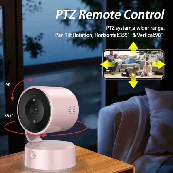 5MP Tuya Wifi One-Touch Call Camera Indoor  Security IP Camara Two Way Audio Mini Baby Monitor PIR Auto Tracking Surveillance - Image 5