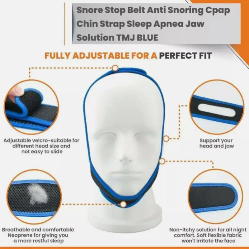 Outdoor Gym Equipment Fitness Anti-Snoring Chin Strap Mouth Guards Stop Bruxism Anti-Nasnoring Solutions Breathe Anti-snoring - Image 4