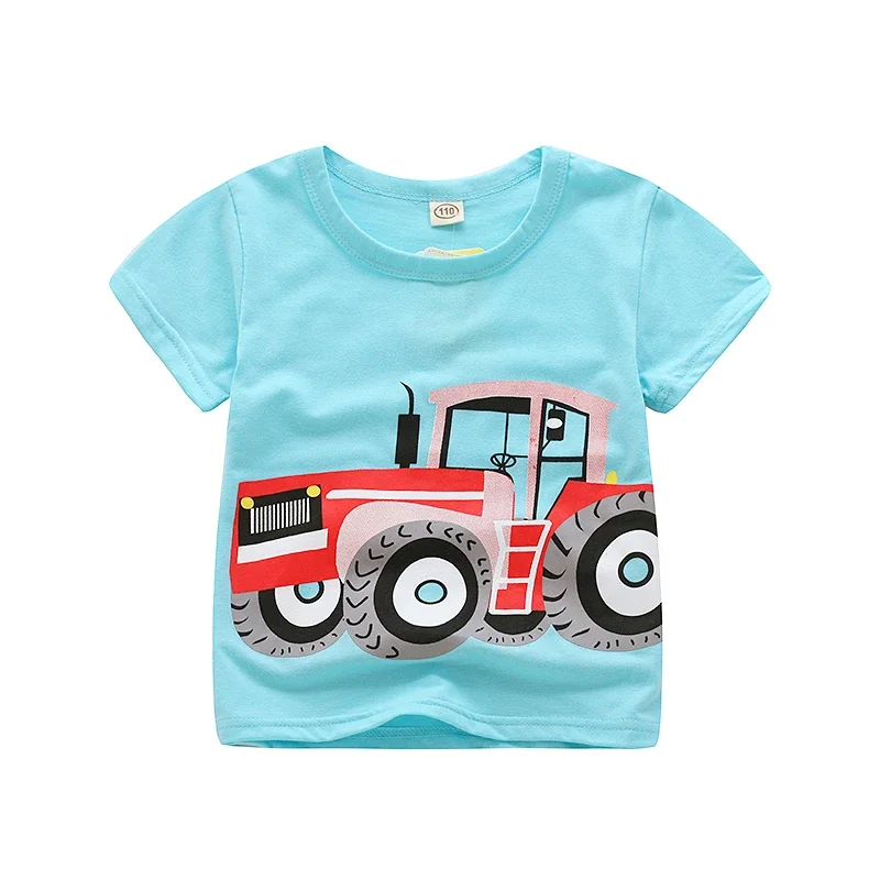 Children Shirts Cotton Kids Tops Cartoon T-shirt For Boys Girls Blouse School Child Outerwear 2024 Baby Tees 2-8years - Image 3