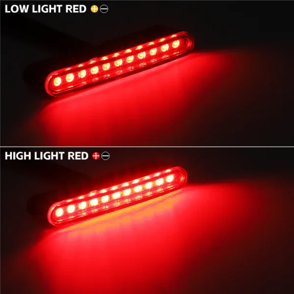 Motorcycle mini Rear Brake LED Tail Stop Light signal Lamp indicator for Dirt bike Motorbike scooter ATV Decorative Lamp 12V - Image 2
