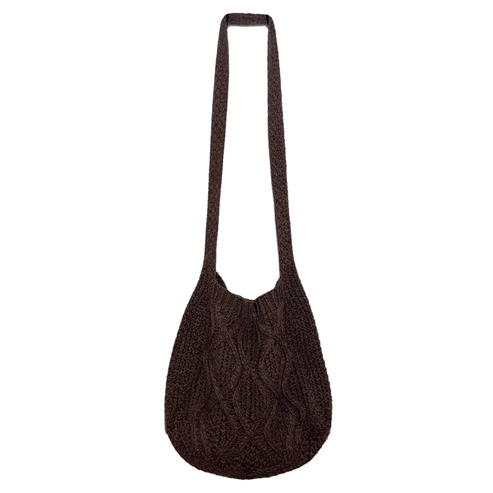 Fashion Knitted Shoulder Bags for Women Large Capacity Shopping Crossbody Bags - Image 10