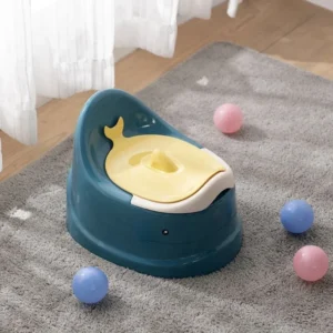 Toddler Potty Baby Toilet Trainer Portable Training Toilet for Travel Stable and Safe Oval Bottom Design Non Slip Potty Training