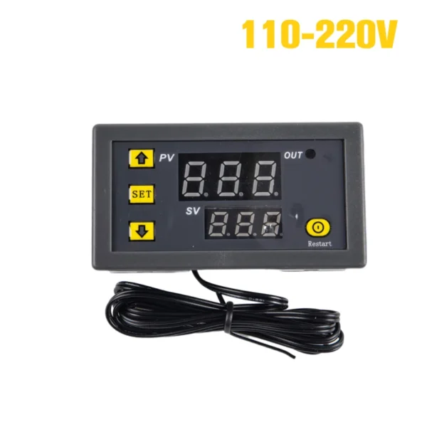 W3230 Mini Digital Temperature Controller 12V 24V 220V Thermostat Regulator Heating Cooling Control Thermoregulator With Sensor - Image 7