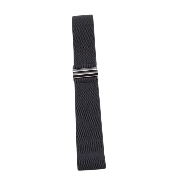 Women Elastic Band Wide Belts Simple Down Coat Waist Belt Female Buckle Black Strap Dress Decoration Accessories - Image 6