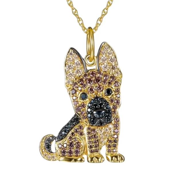 Exquisite Cute Poodle Pendant Necklace Fashion Women's Pet Dog Jewelry Animal Accessories Elegant Party Gifts for Dog Lovers - Image 27