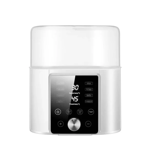 Multi function Baby Bottle Warmer Heater Sterilizer 8-in-1 Fast Milk Warmer with Timer Breast Milk or Formula Fits 2 Bottles - Image 6