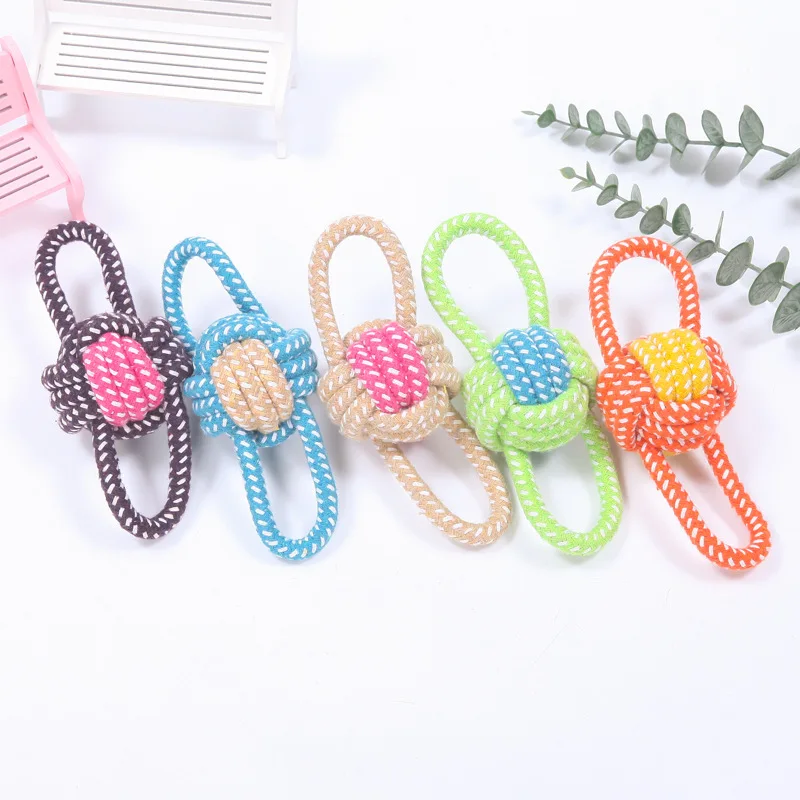 Pet Dog Toys for Large Small Dogs Toy Interactive Cotton Rope Mini Dog Toys Ball for Dogs Accessories Toothbrush Chew Puppy Toy - Image 11