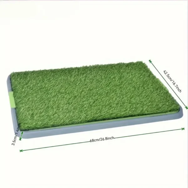 Pet Dog Toilet Dog Potty Pan Artificial Grass Pee Pad Anti-Splash Removable Large Dog Urinal Puppy Kitten Urine Cleaning Tool - Image 6