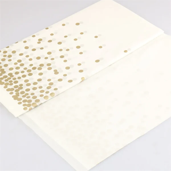 New Home And Household Products Gold Disposable Tablecloths Plastic Tablecloths White Tablecloths Disposable Tablecloth - Image 5