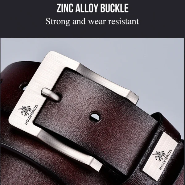 2025New Men's  Leather Belts Luxury Strap Male Belts For Fashion Classice Vintage Pin Buckle Men Belt High Quality - Image 4