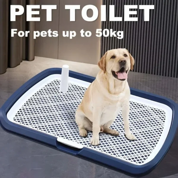 Pet Dog Toilet Plastic Dog Pee Pad Holder with Removable Net Easy To Clean Reusable Splashproof Dog Potty Trainer Dog Potty - Image 2