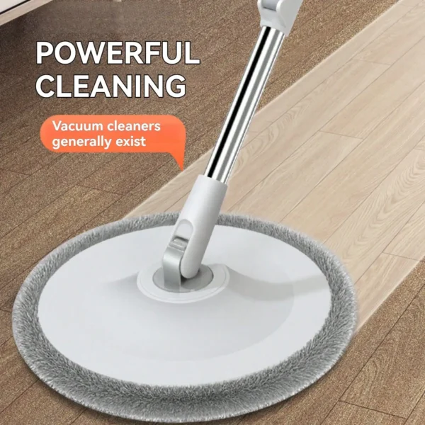 Lazy Hands-free Washing Sewage Separation Mop Microfiber Spin Mop and Bucket Set Floor Cleaning System Hands-free Self-wringing - Image 2