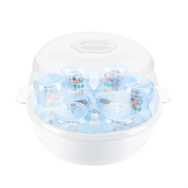 Microwave Bottle Sterilizer Steam Sterilizer Fits 6 Baby Bottles for Baby Bottles Pacifiers Cups Disinfect in 2-6 Minutes - Image 4