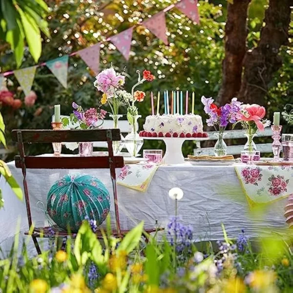 Afternoon Tea Vintage Floral Paper Plates 24 Count 1 Pack Truly Scrumptious for Birthday Party Baby Shower Wedding Hen Party an - Image 2
