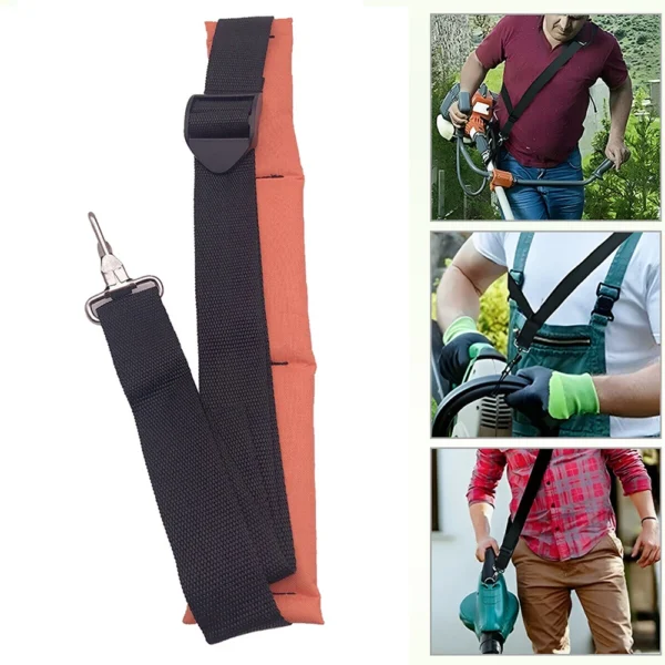 Nylon Trimmer Shoulder Strap Adjustable Shoulder Strap Harness For Trimmer Lawn Eater Grass Edger Garden Lawn Mower Spare Parts - Image 2