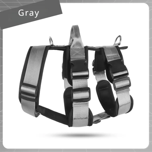 Dog Harness No Pull Adjustable Pet Harness Reflective Working Training Easy Control Pet Vest Military Service Dog Harnesses - Image 9