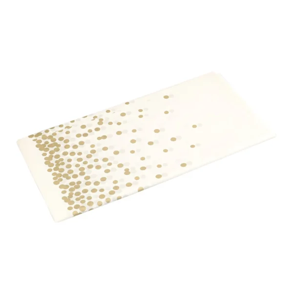 New Home And Household Products Gold Disposable Tablecloths Plastic Tablecloths White Tablecloths Disposable Tablecloth - Image 3