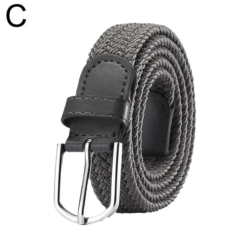 Men's Belt Fashion Casual Woven Elastic Belt Outdoor Sports Military Tactical Strap Climbing Work Belt Unisex With Jeans Pants - Image 9