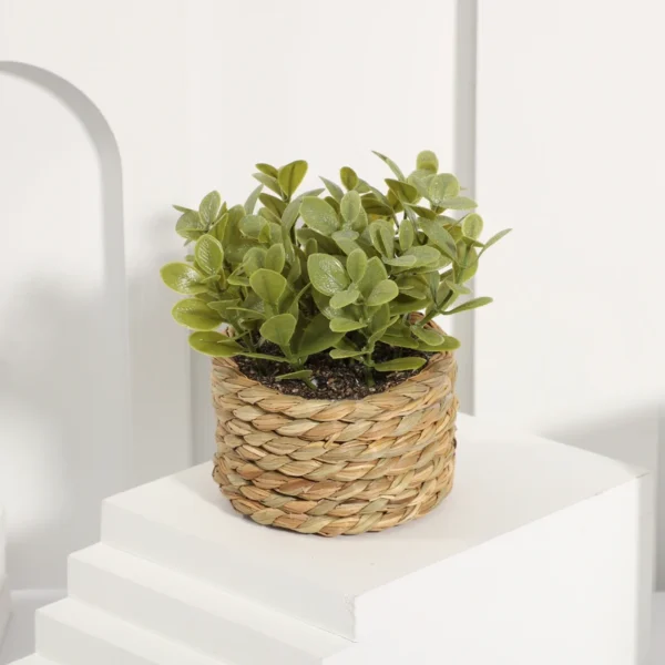 Potted Plant Small Fake Plants Indoor Home Decor Decorative Pot for Living Room Office Decoration Realistic Faux Greenery - Image 7
