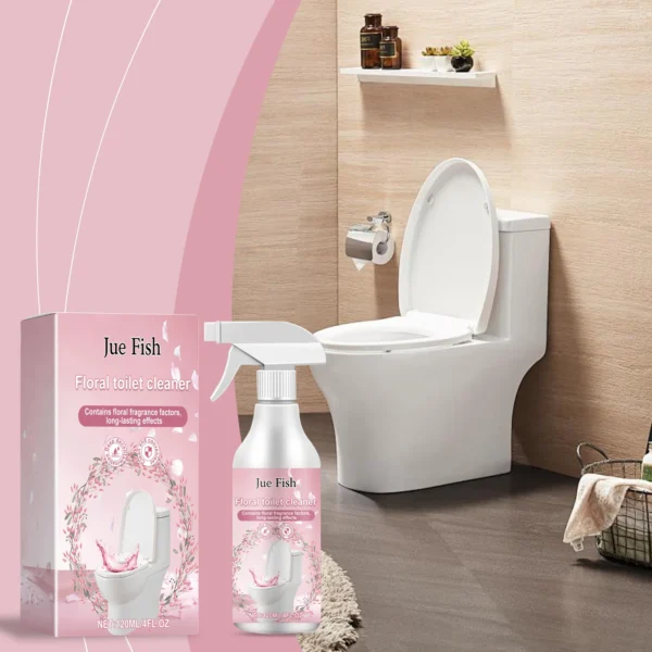 120ml Toilet Bowl Cleaner Household Bathroom Toilet Restroom Yellow Urine Dirt Stain Cleaning Remover Odor Fresher Floral Agents - Image 2