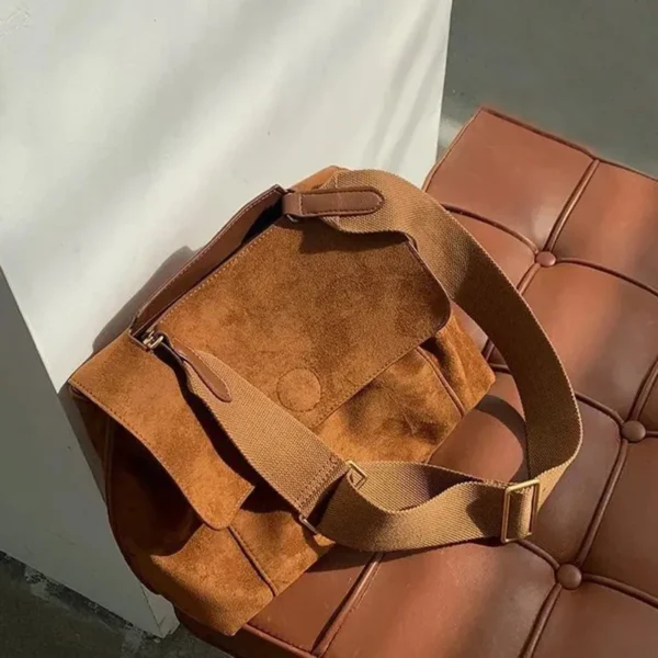 Winter Fashion Luxury Shoulder Bags For Women Retro Pu Leather Flap Crossbody Bag Lady Messenger Handbag Clutch Purse - Image 4