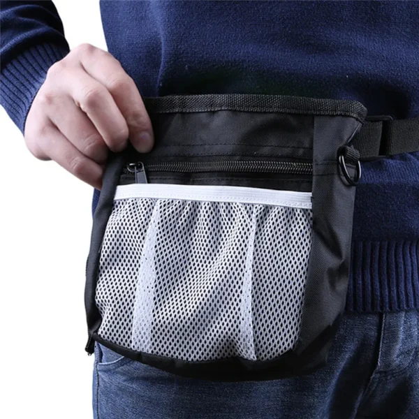 Pet Dog Puppy Training Treat Snack Pet Feed Pocket Pouch Multifunctional Pouch Food Crossbody Bag Pocket Dogwalking Waist Bag - Image 7