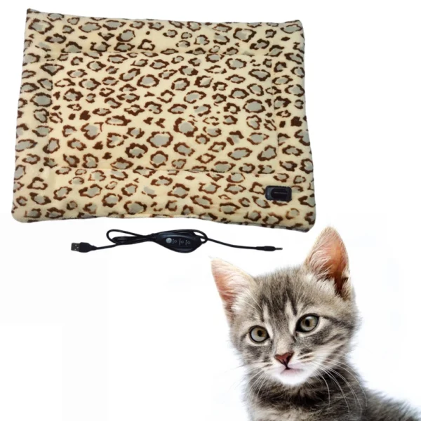 Pet Electric Blanket Washable Winter Warming Pad Cat Dog Heated Nest USB Soft Waterproof Small Pet Mat Bed for Puppy Kitten - Image 6