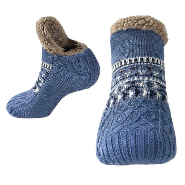 Men Women Winter Indoor Home Slippers Socks Non Slip Bedroom Sleeping Sock Soft Thermal Slipper Socks for Christmas - Image 9