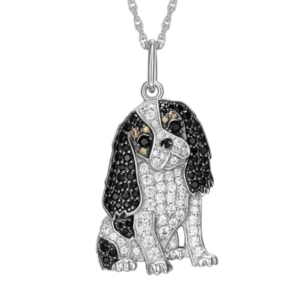 Exquisite Cute Poodle Pendant Necklace Fashion Women's Pet Dog Jewelry Animal Accessories Elegant Party Gifts for Dog Lovers - Image 21