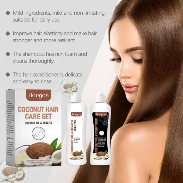 Shampoo Set Promote Hair Growth Nourish Scalp Anti Hair Loss Thicken Regrowth Oil Control Rosemary Onion Moisturizer Conditioner - Image 5