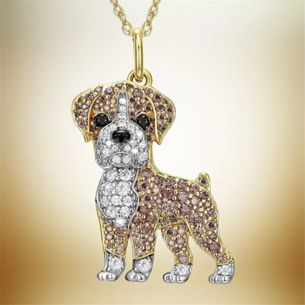 Exquisite Cute Poodle Pendant Necklace Fashion Women's Pet Dog Jewelry Animal Accessories Elegant Party Gifts for Dog Lovers - Image 16