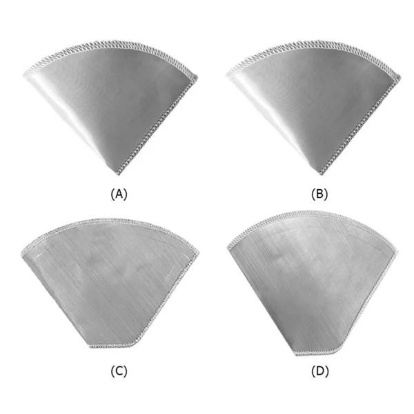 Stainless Steel Coffee Filter Paper Reusable Pour Over Coffee Filter Easy Clean Washable Eco-Friendly for Household Products - Image 2