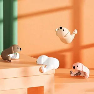 4pcs Baby Safety Puppy Table Corner Protector Safe Soft Silicone Protective Edge Cover Suitable for Children's Safety Furniture