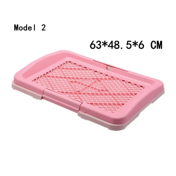 Pet dog toilet, plastic removable easy to clean without wet feet, reusable splash-proof bedpan training dog potty - Image 6