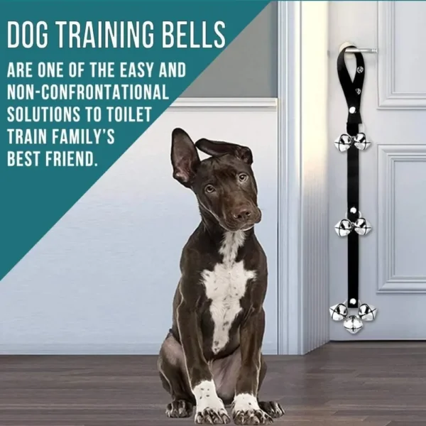 Dog Doorbells Premium Training Potty Great Adjustable Dog Door Bell for Potty Training Puppy Easy Way Extra Large Loud DoorBells - Image 3